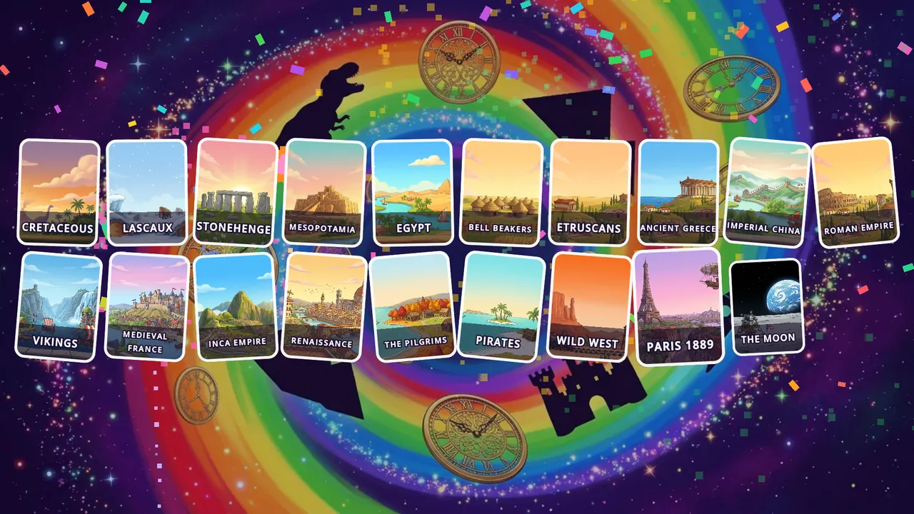 The 20 postcards of the eras saved