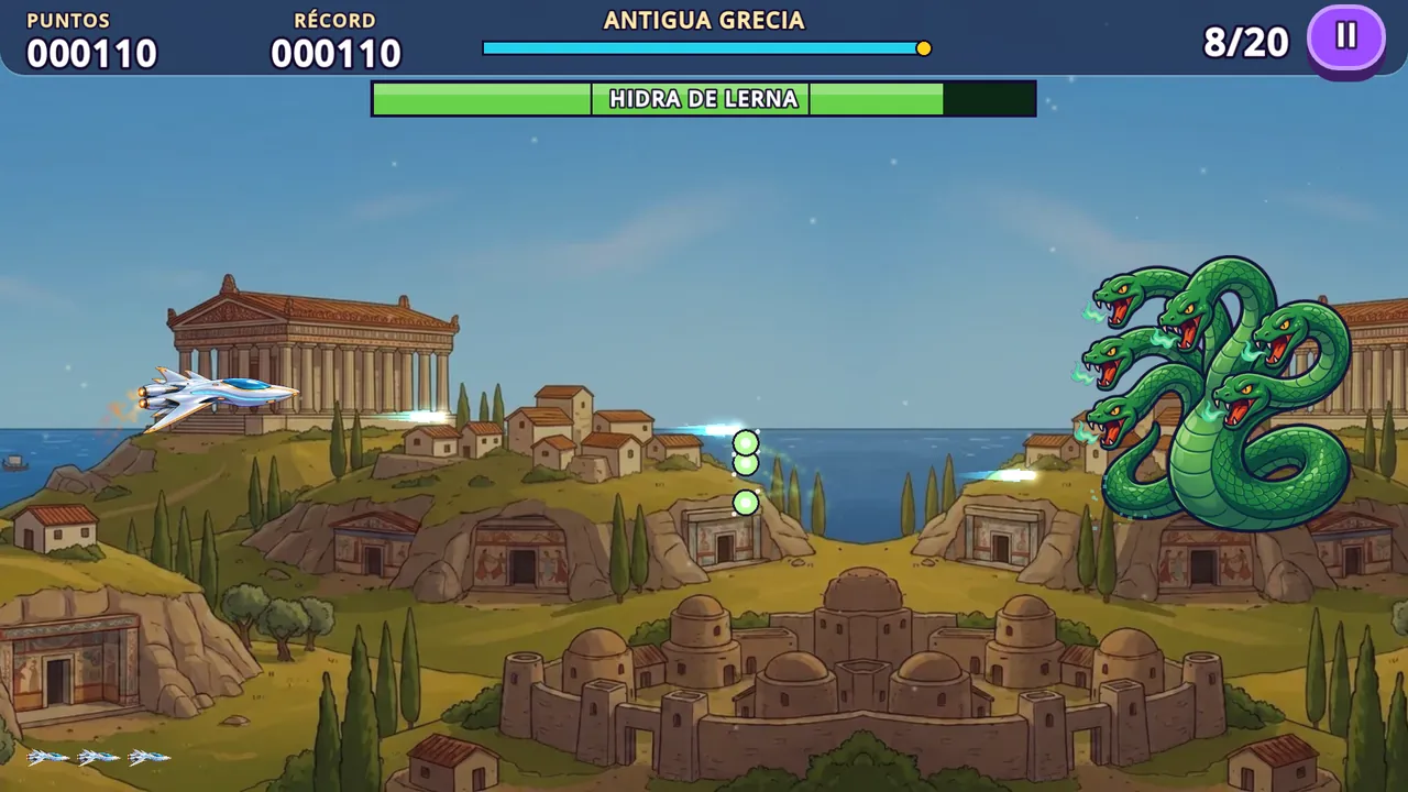 Combate contra la Hidra de Lerna en Grecia