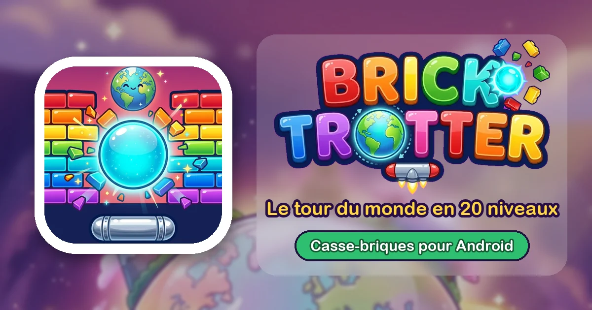 Brick Trotter : un casse-briques Android créé avec l'IA