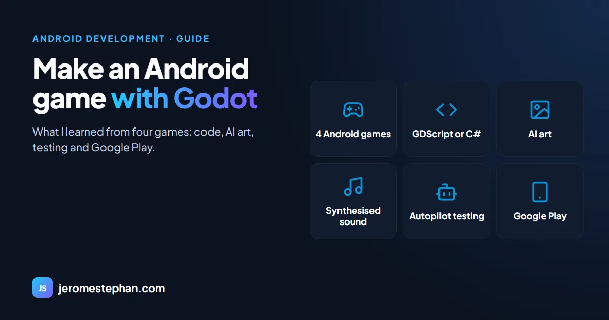 Making an Android game with Godot: a practical guide