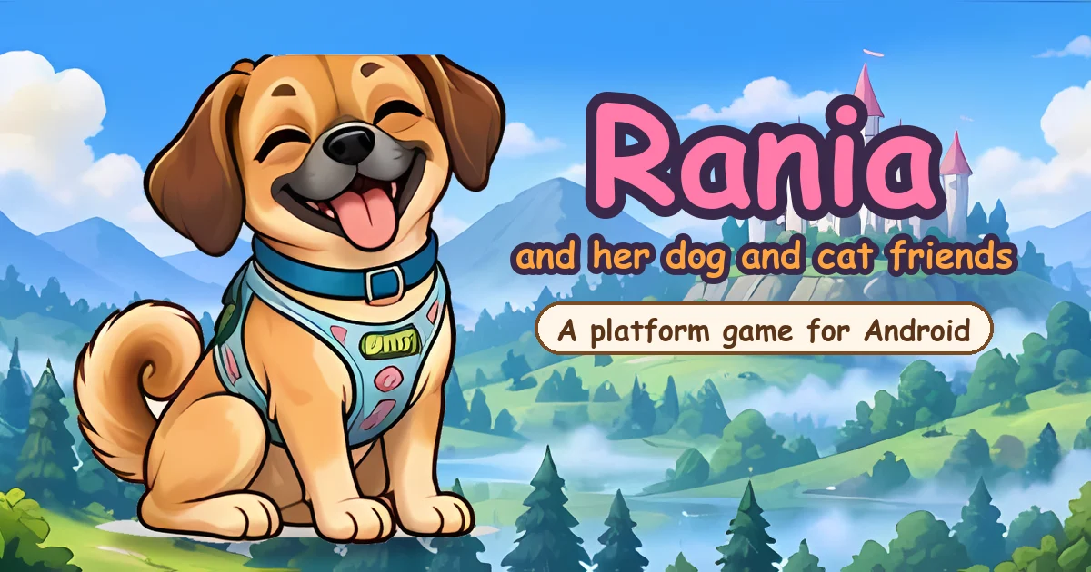 Rania: the platform game my daughter came up with