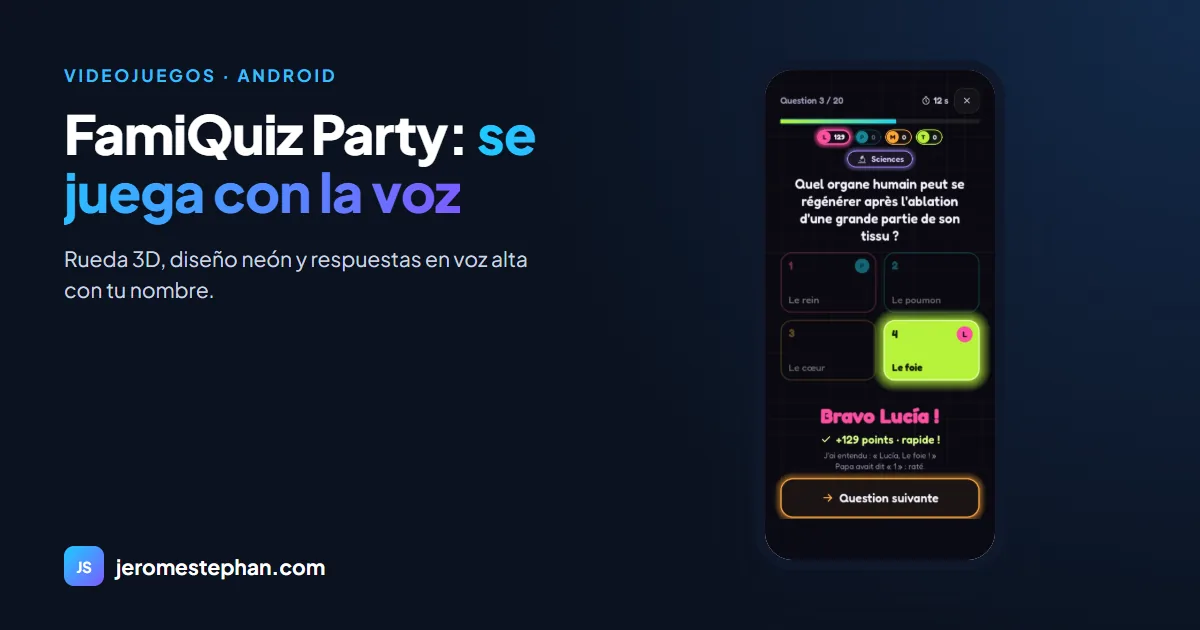 FamiQuiz Party: el quiz que se juega con la voz