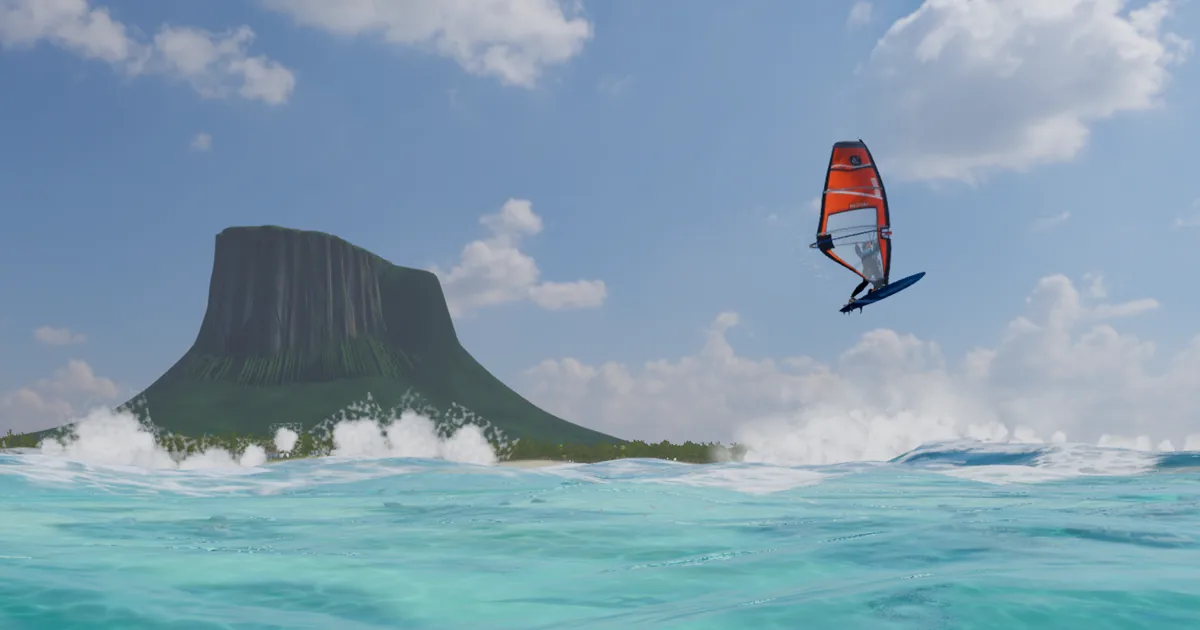 WindRush: Le Morne (Mauritius), vertical jumps and realism
