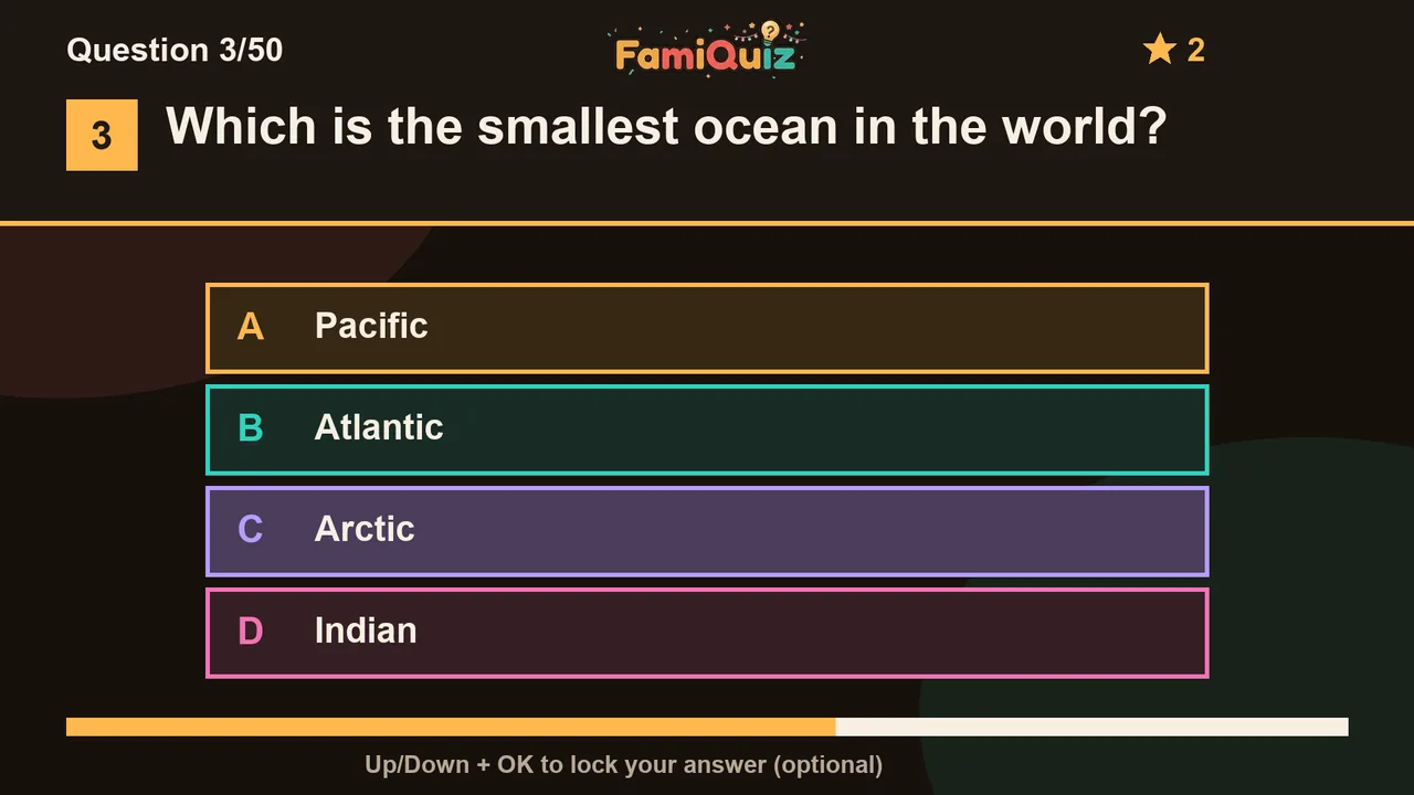 FamiQuiz sur une télé Roku