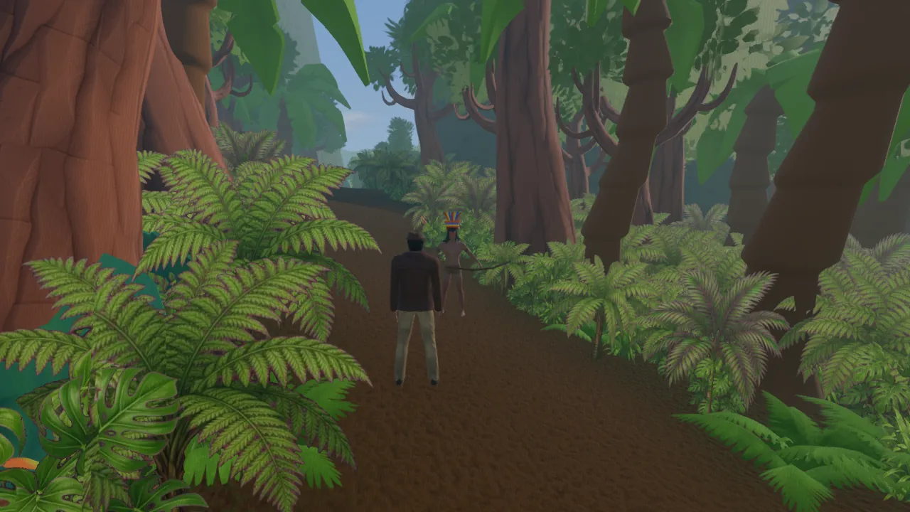 A guardian of Paititi on the trail