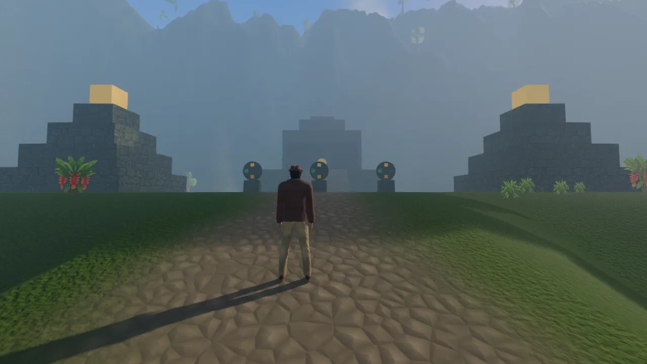 Paititi's plaza and the Gate of the Sun