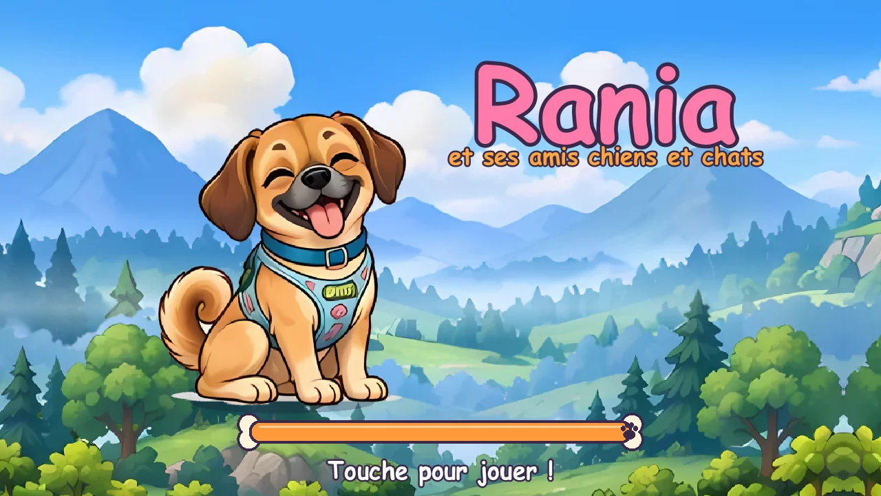 Écran d'accueil de Rania