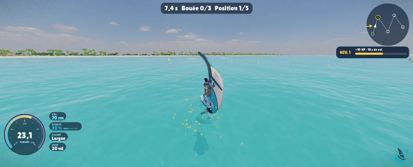 WindRush : course de wing foil à Lagoa do Paraíso