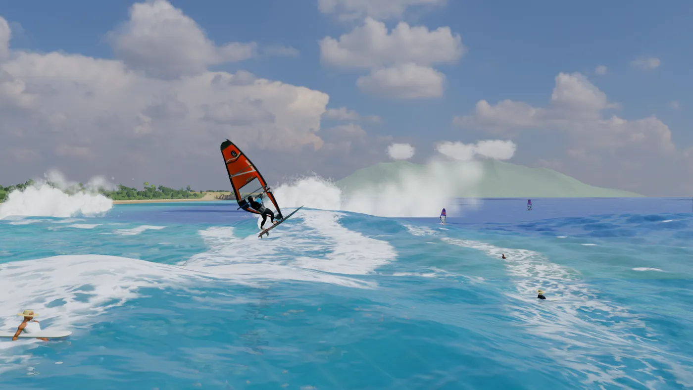 WindRush: vertical windsurf jump at Ho'okipa