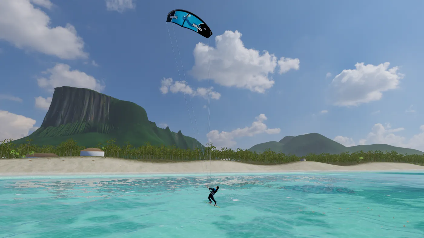 WindRush: kitesurfing on the Le Morne lagoon