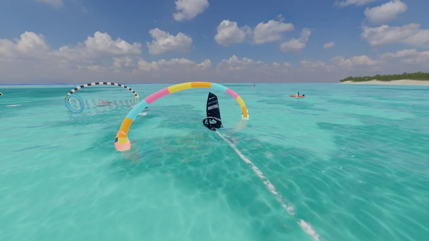 WindRush: slalom in the Le Morne lagoon