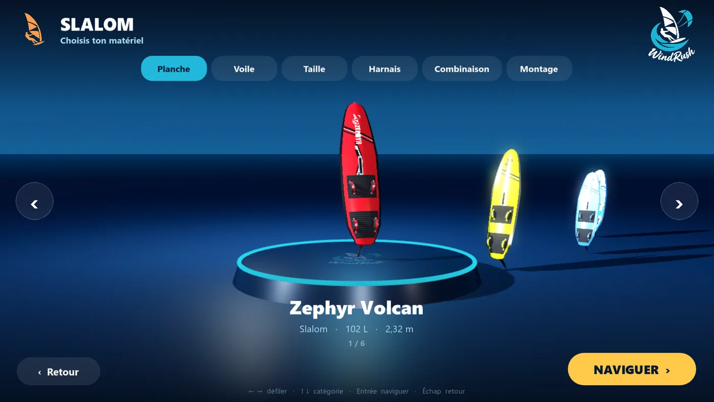 Boutique de WindRush : planches de slalom