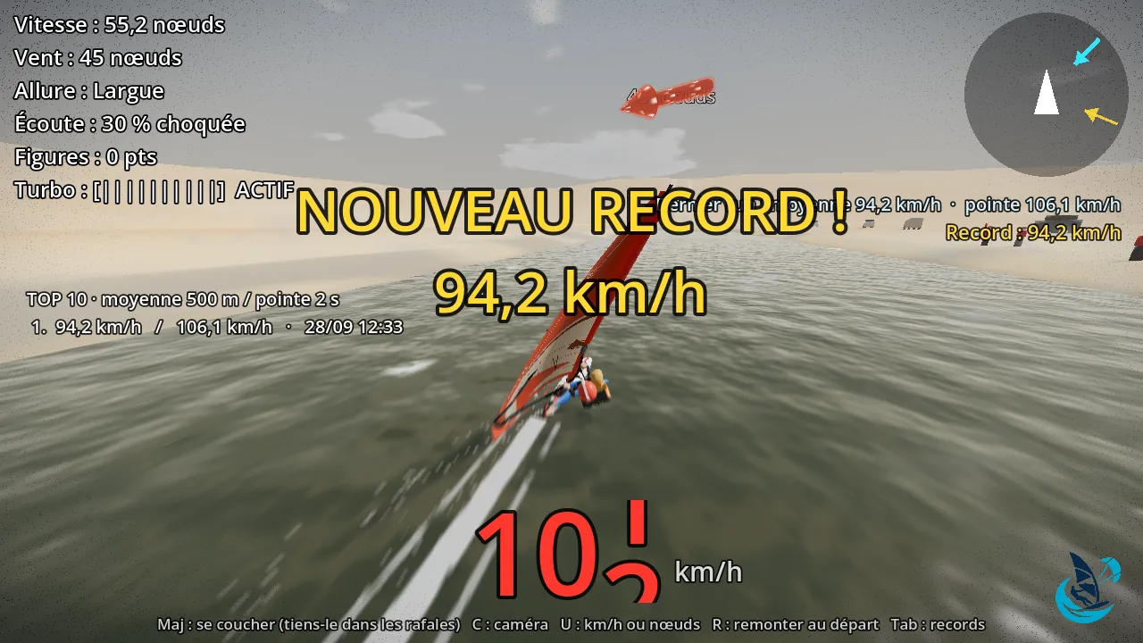 WindRush : nouveau record de vitesse, 94,2 km/h