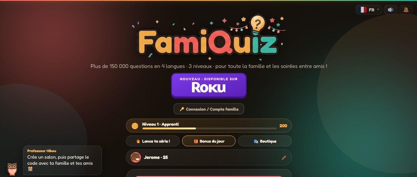 FamiQuiz - .NET Core, SignalR, Multijugador, 4 idiomas