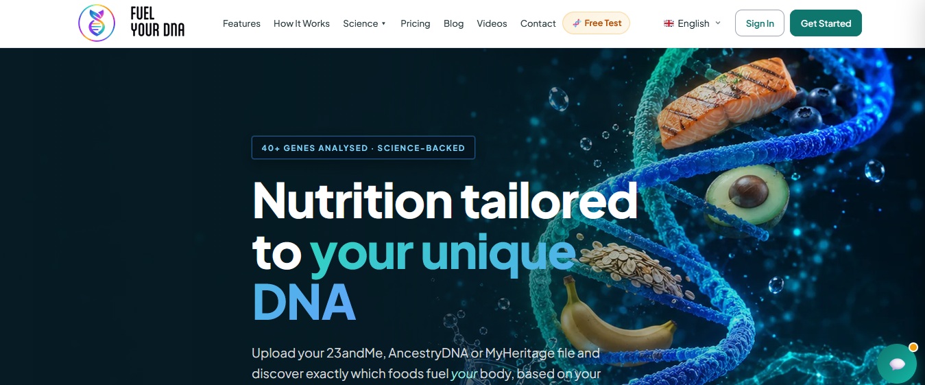 FuelYourDNA - .NET Core, Nutrigenomica, Reportes ADN, DNA-Based
