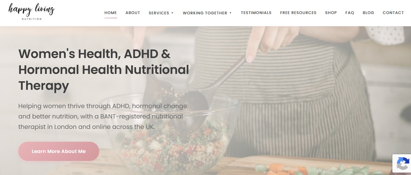 Happy Living Nutrition - .NET Core, Nutrigenomica, TDAH, CMS