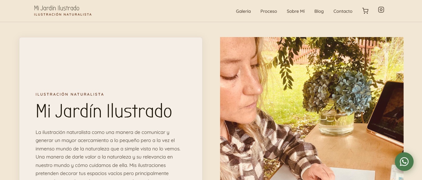 Mi Jardín Ilustrado - .NET Core, Portfolio, E-commerce